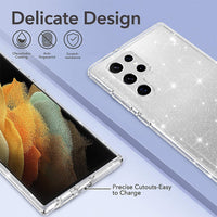Thumbnail for Samsung Galaxy S22 Ultra Clear Shockproof Case Cover - Clear