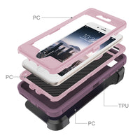 Thumbnail for iPhone 6 Plus Heavy-Duty Armor Case Cover - Black