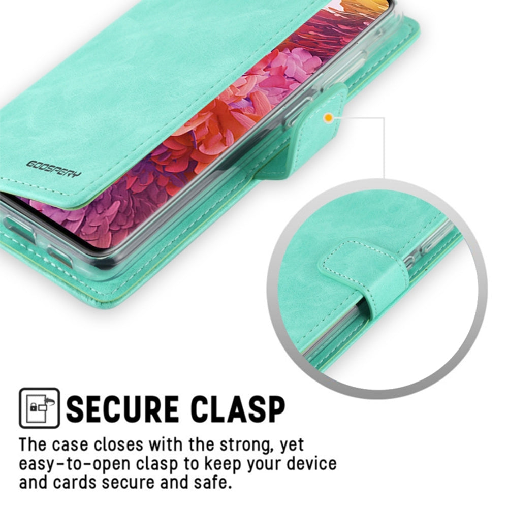 Samsung Galaxy S20 FE Leather Wallet Flip Case Cover - Black