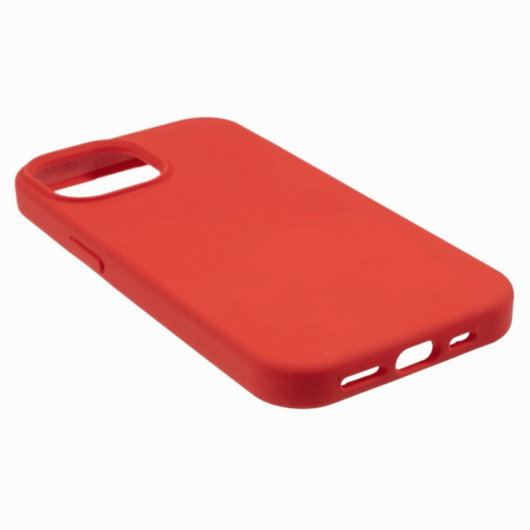 iPhone 13 Compatible Case Cover With Silicone -Red