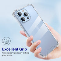 Thumbnail for iPhone 15 Clear Shockproof Case Cover - Clear