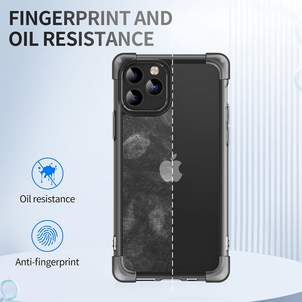 iphone-11-pro-max-clear-shockproof-case-cover-black-19487 Clear Black