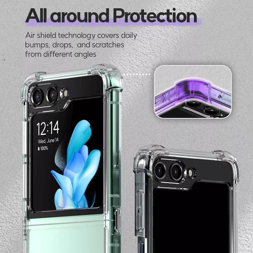 Samsung Galaxy Z Flip6 Leather Wallet Flip Case Cover