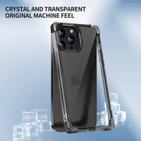 Thumbnail for Anti-Shock Space Protective Clear Case Cover for iPhone 13 Pro Max-Clear - Black