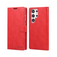 Thumbnail for Samsung Galaxy S23 Ultra Leather Wallet Flip Case Cover - Black