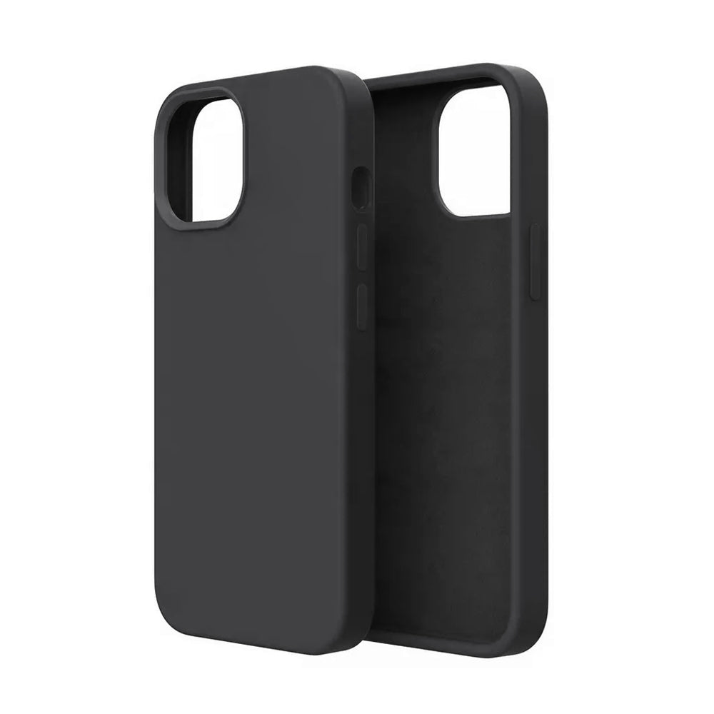 Liquid Silicone Case Cover for iPhone 14 Pro Max - Black