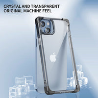 Thumbnail for Anti-Shock Space Protective Clear Case Cover for iPhone 15 -Clear - Black