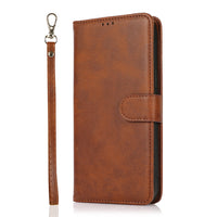 Thumbnail for iPhone 13 Mini Leather Wallet Flip MagSafe Case Cover - Black