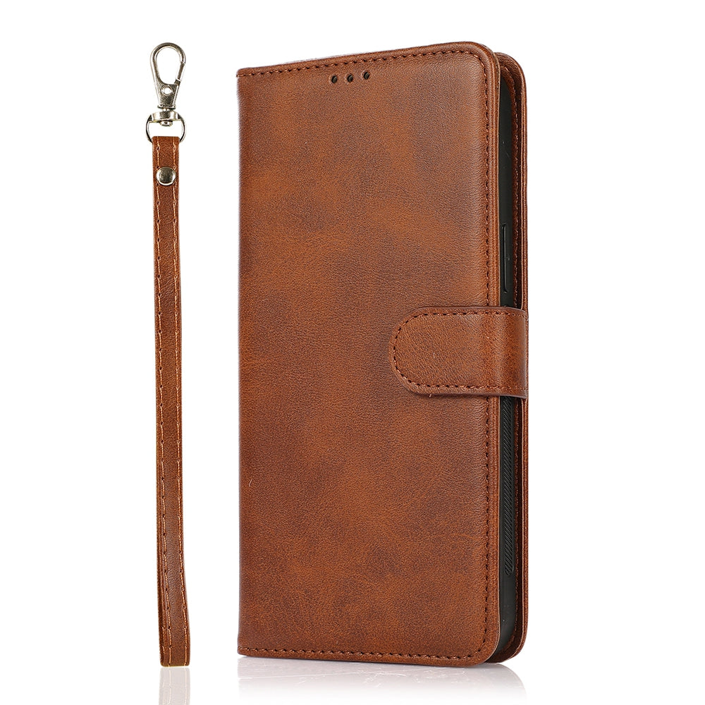 iPhone 13 Leather Wallet Flip MagSafe Case Cover - Black