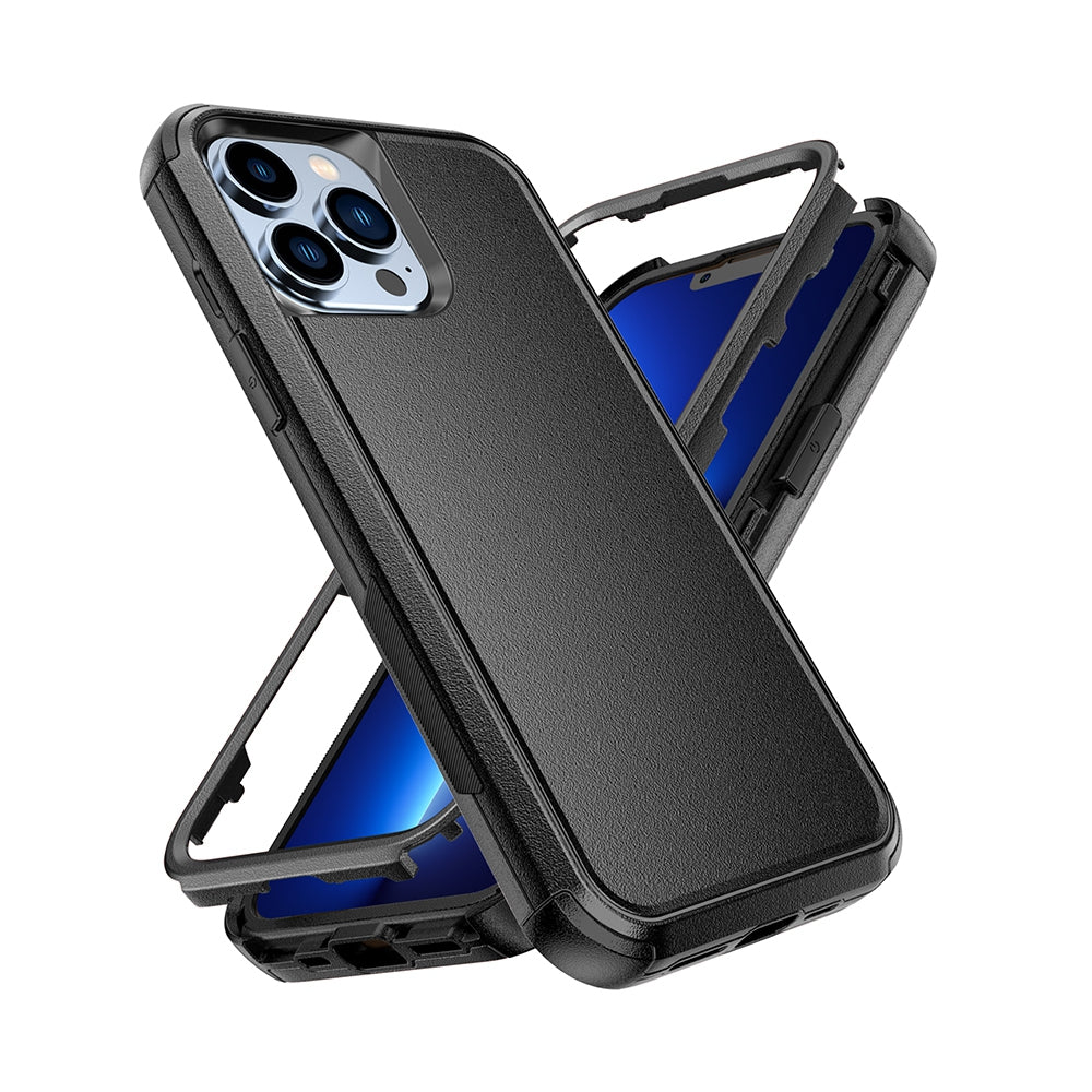 iphone-14-pro-max-heavy-duty-armor-case-cover-black-22009 Black
