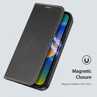 Thumbnail for SKIN-X Series Magnetic Flip Case Cover for iPhone 14 - Black