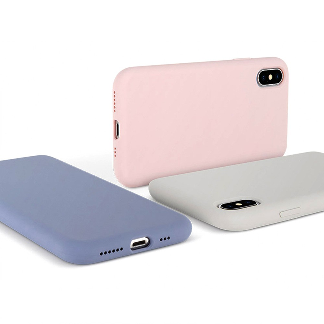 iPhone 11 Pro Max Compatible Case Cover With Premium Silicone - Lavender Grey