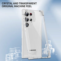 Thumbnail for Anti-Shock Space Protective Clear Case Cover for Samsung Galaxy S24 Ultra - Transparent