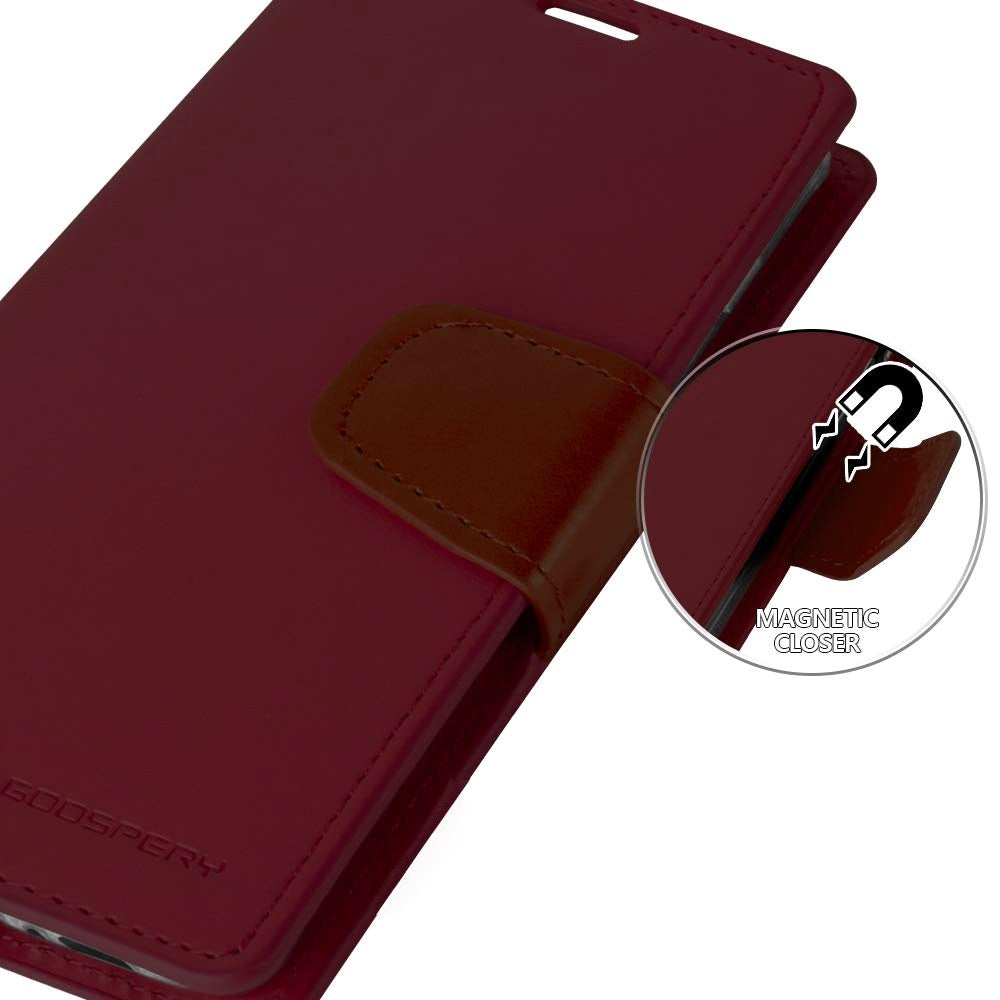 Samsung Galaxy S20 Ultra Leather Wallet Flip Case Cover - Black
