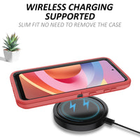 Thumbnail for Samsung Galaxy A52 Heavy-Duty Armor Case Cover - Black