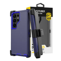 Thumbnail for Samsung Galaxy S24 Ultra Heavy-Duty Armor Case Cover - Black