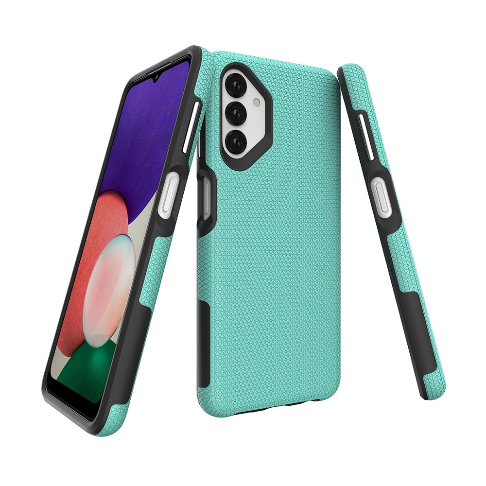 Samsung Galaxy A13 Heavy-Duty Armor Case Cover - Black