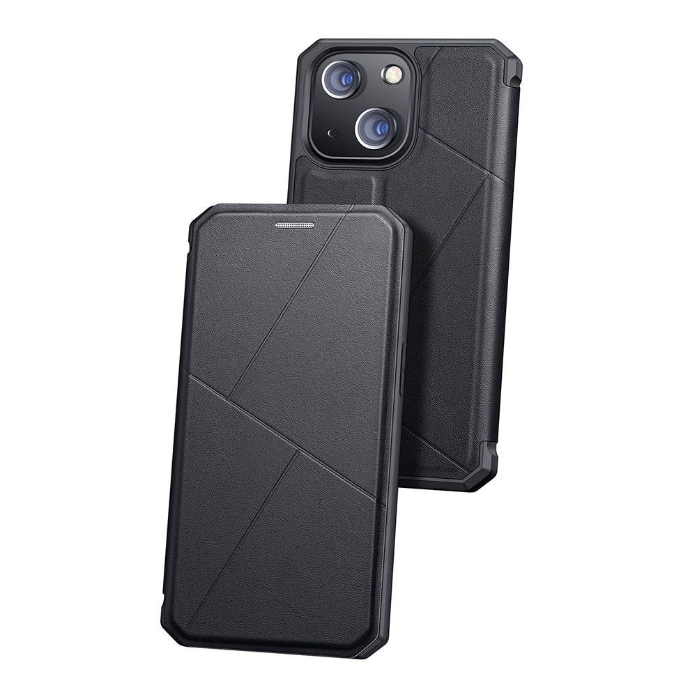 SKIN-X Series Magnetic Flip Case Cover for iPhone 13 - Black