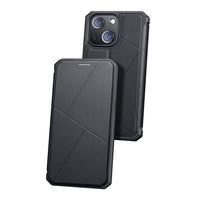 Thumbnail for SKIN-X Series Magnetic Flip Case Cover for iPhone 13 - Black