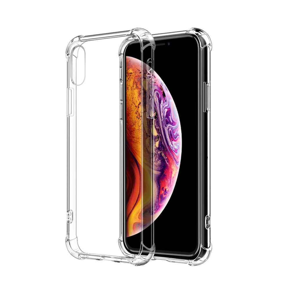 iPhone XS Max Clear Shockproof Case Cover - Clear