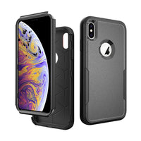 Thumbnail for iphone-xs-max-heavy-duty-armor-case-cover-black-22015 Black