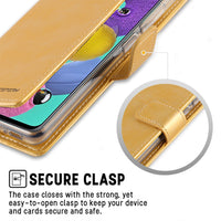 Thumbnail for Samsung Galaxy A51 Leather Wallet Flip Case Cover - Black