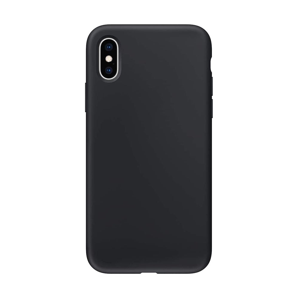 iPhone XS Max Premium Silicone Case Cover - Black