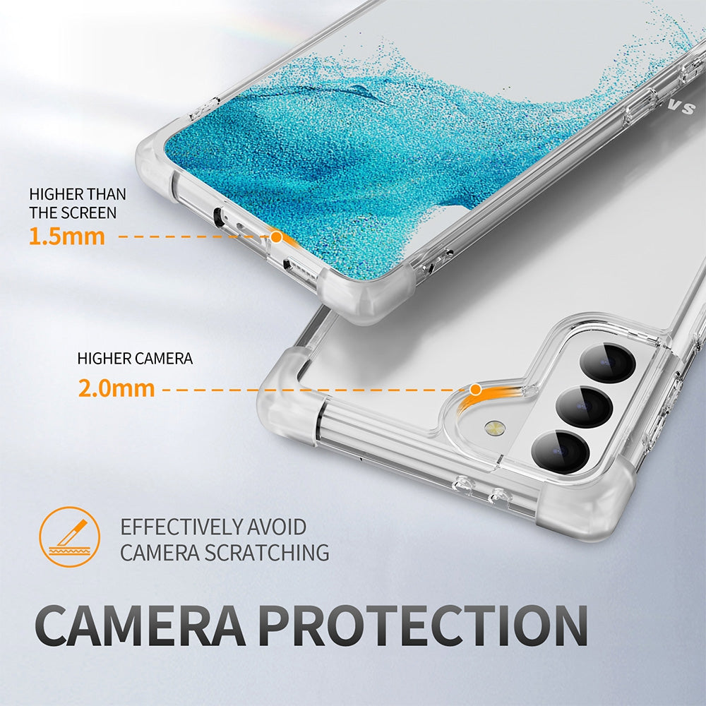 Anti-Shock Space Protective Clear Case Cover for Samsung Galaxy S21 Plus - Transparent