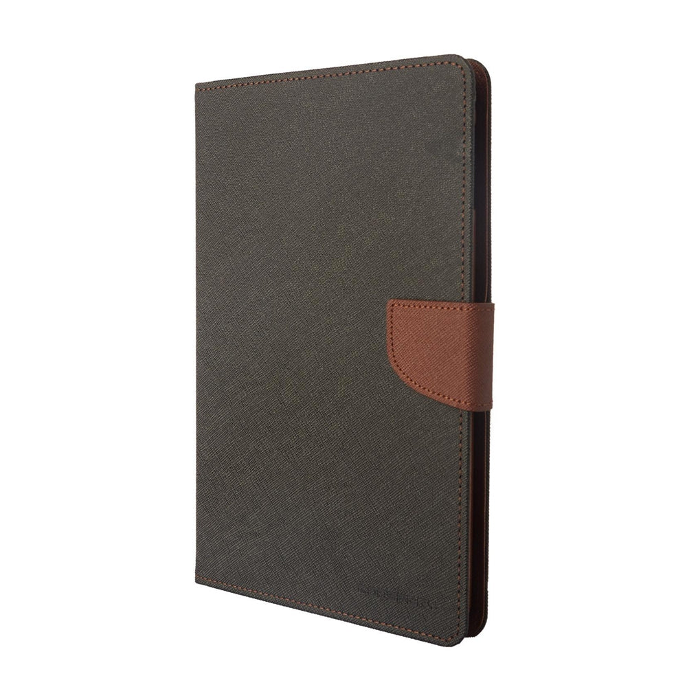 ipad-mini-2021-leather-wallet-flip-case-cover-black-21349 Black