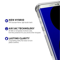 Thumbnail for Samsung Galaxy S9 Plus Clear Shockproof Case Cover - Clear