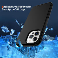 Thumbnail for Hybrid Beatles Shockproof Case Cover for iPhone 14 Plus - Black