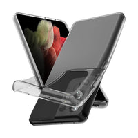 Thumbnail for Samsung Galaxy S21 Ultra Clear Shockproof Case Cover - Clear