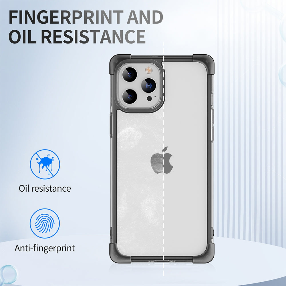 iphone-12-pro-max-clear-shockproof-case-cover-black-19489 Clear Black