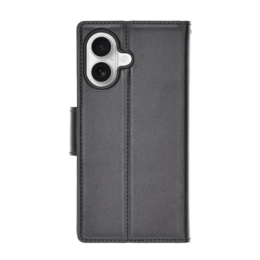 iPhone 17 Pro Leather Wallet Flip Case Cover