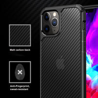 Thumbnail for Carbon Fiber Hard Shield Case Cover for iPhone X / XS