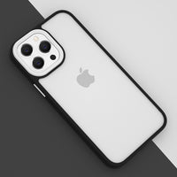 Thumbnail for Candy Color Shockproof Hybrid Bumper Case Cover for iPhone XS Max - Black