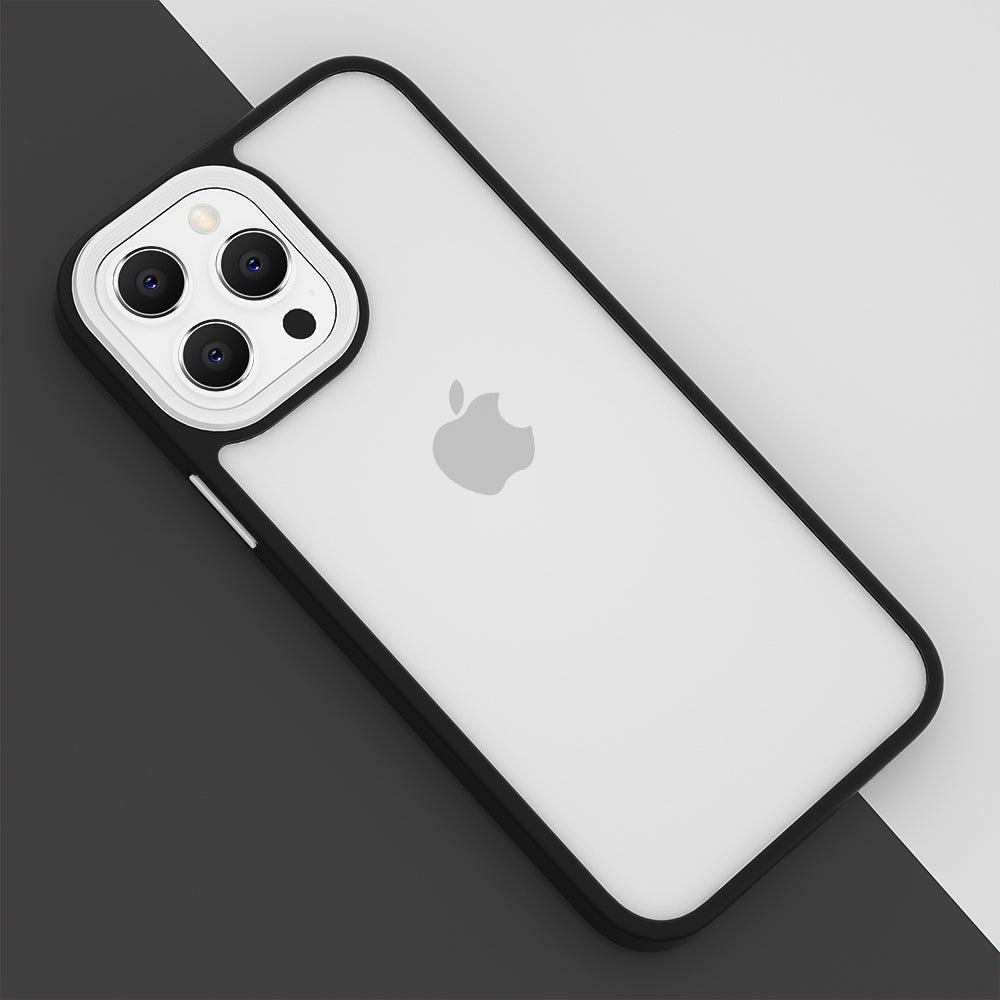 Candy Color Shockproof Hybrid Bumper Case Cover for iPhone 11 Pro - Black