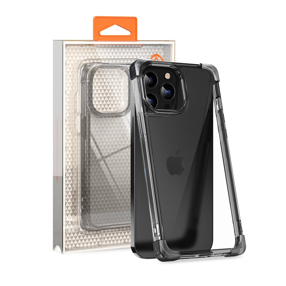 iphone-13-pro-max-clear-shockproof-case-cover-black-19492 Clear Black