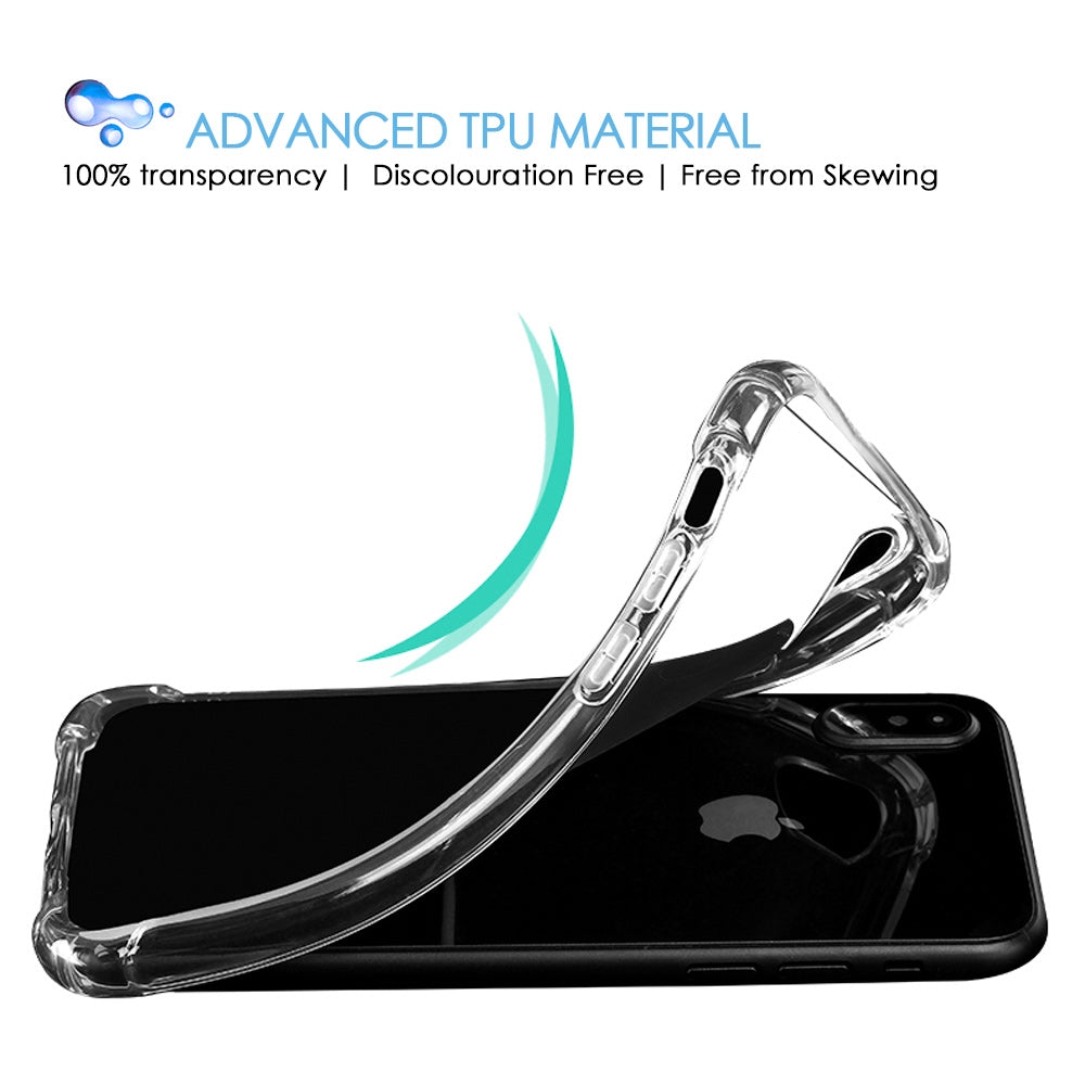 iPhone XS Max Clear Shockproof Case Cover - Clear