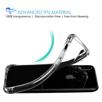 Thumbnail for iPhone XS Max Clear Shockproof Case Cover - Clear