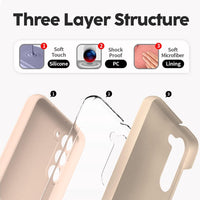Thumbnail for Samsung Galaxy S24 FE Premium Silicone Case Cover - Black