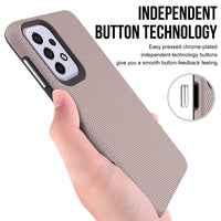 Thumbnail for Samsung Galaxy A23 Heavy-Duty Armor Case Cover - Black