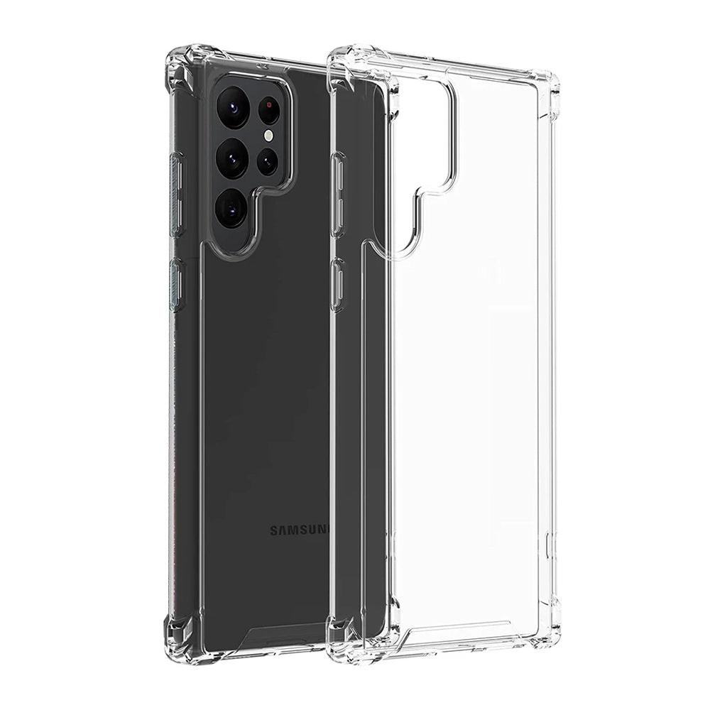 Samsung Galaxy S24 Ultra Clear Shockproof Case Cover - Clear