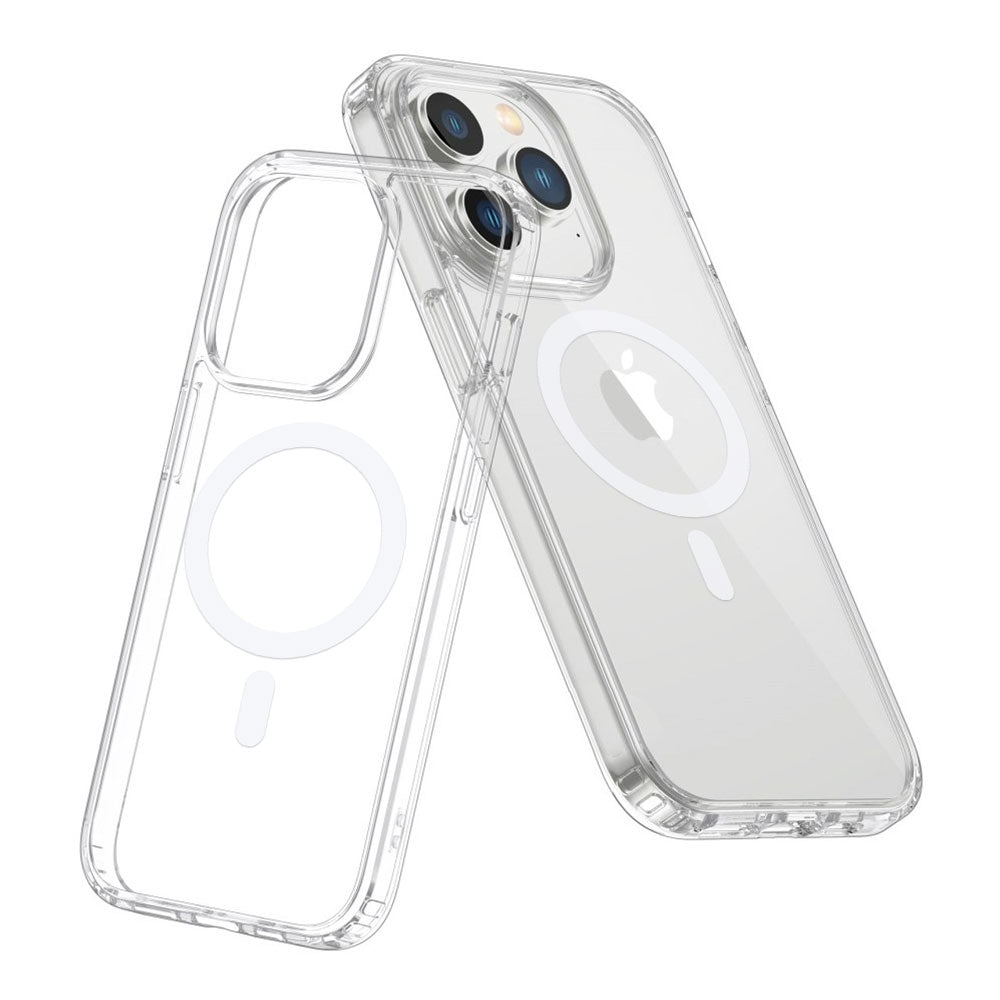 High Quality Acrylic + TPU Hybrid Transparent Case Cover With Magnetic Ring for iPhone 7 / 8 / SE  / SE