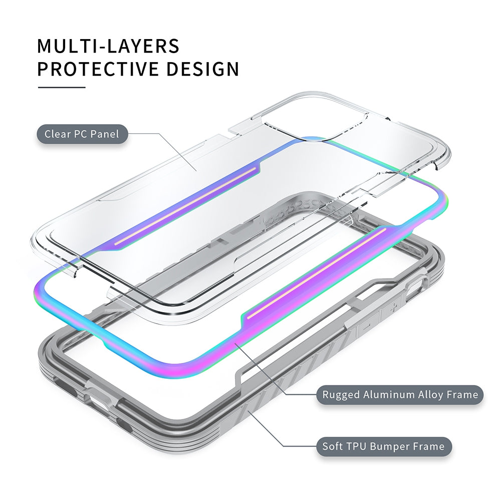 iPhone X Heavy-Duty Armor Case Cover - Black