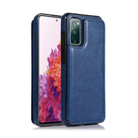 Thumbnail for Samsung Galaxy S20 Leather Wallet Flip Case Cover - Black