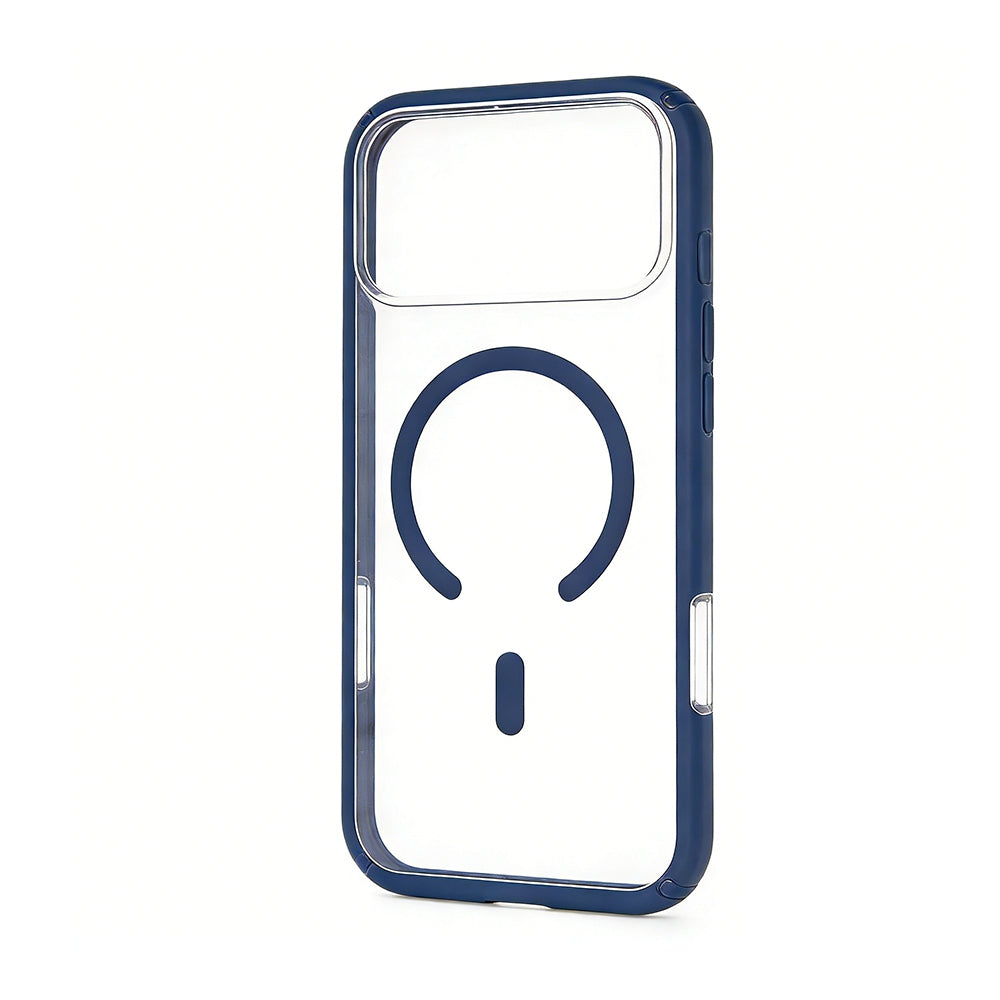 iPhone 17 Clear Shockproof MagSafe Case Cover - Black