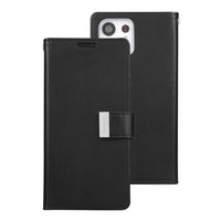 Thumbnail for samsung-galaxy-s23-ultra-leather-wallet-flip-case-cover-black-21394 Black