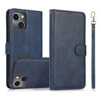 Thumbnail for iPhone 13 Mini Leather Wallet Flip MagSafe Case Cover - Black