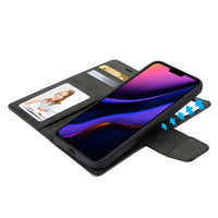 Thumbnail for iphone-11-leather-wallet-flip-magsafe-case-cover-black-20486 Black